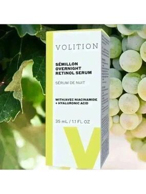 Volition Semillon Overnight Retinol Serum New In Box